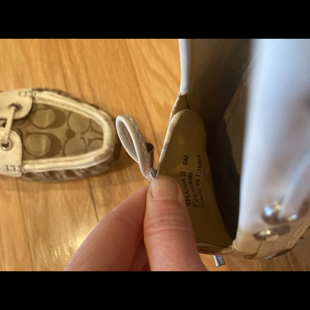 Women’s size 9 coach loafers - Picture 2 of 3